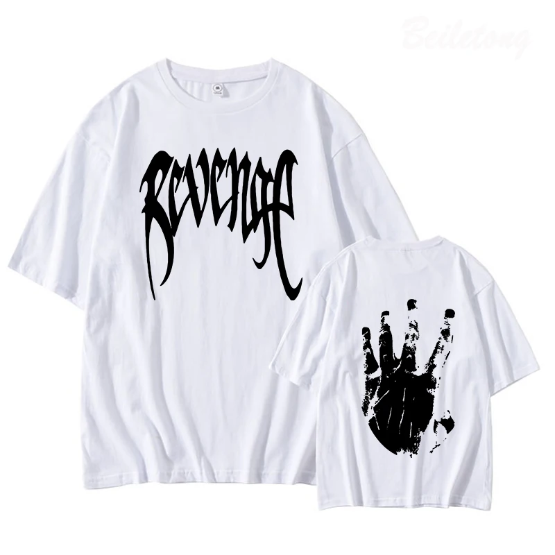 

Revenge Bad Vibe Forever-Camiseta de manga corta para hombre y mujer, camisa 100% de algodón de la marca Kill Me, REVENGE, raper