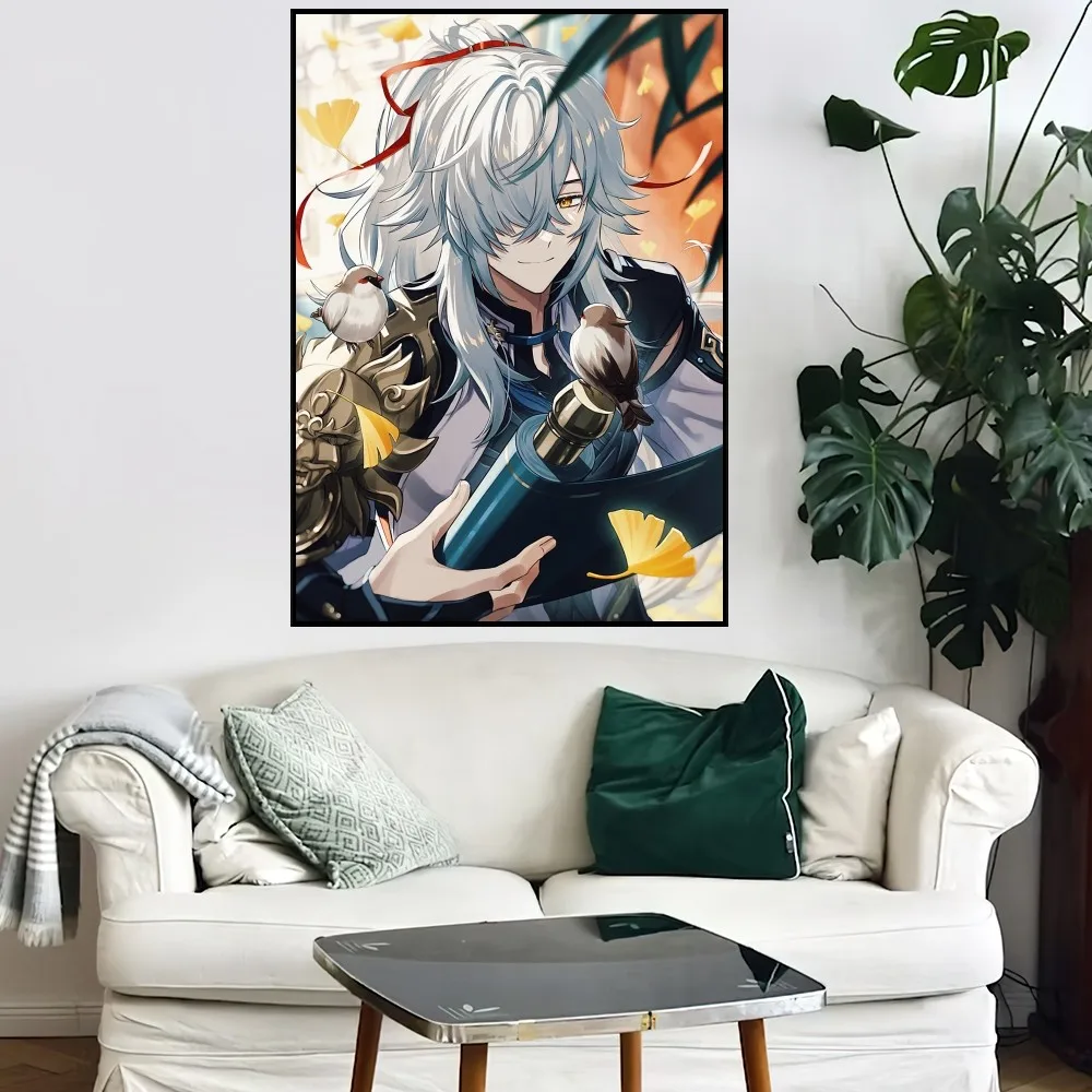 Honkai Star Rail Jing Yuan плакат домашний бар кофейня Декор эстетическое искусство