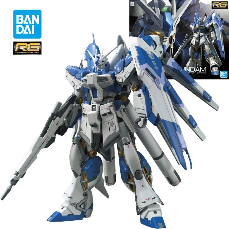 

Bandai Подлинная модель Gundam набор для гаража серии RG 1/144 Аниме Фигурка RX-93-V2 Hi-V GUNDAM экшн-игрушки для мальчиков Коллекционная модель