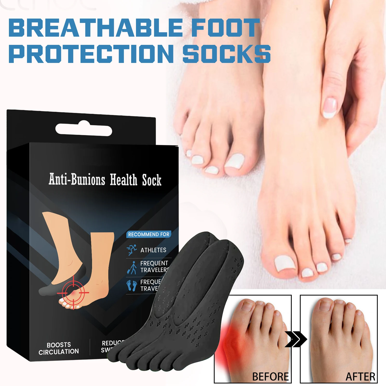 

Foot care socks Glycolic Acid 7% Toning Solution Whelk Spot Removal Solution Whitening Brighten Liquid Fußpflege-Socken