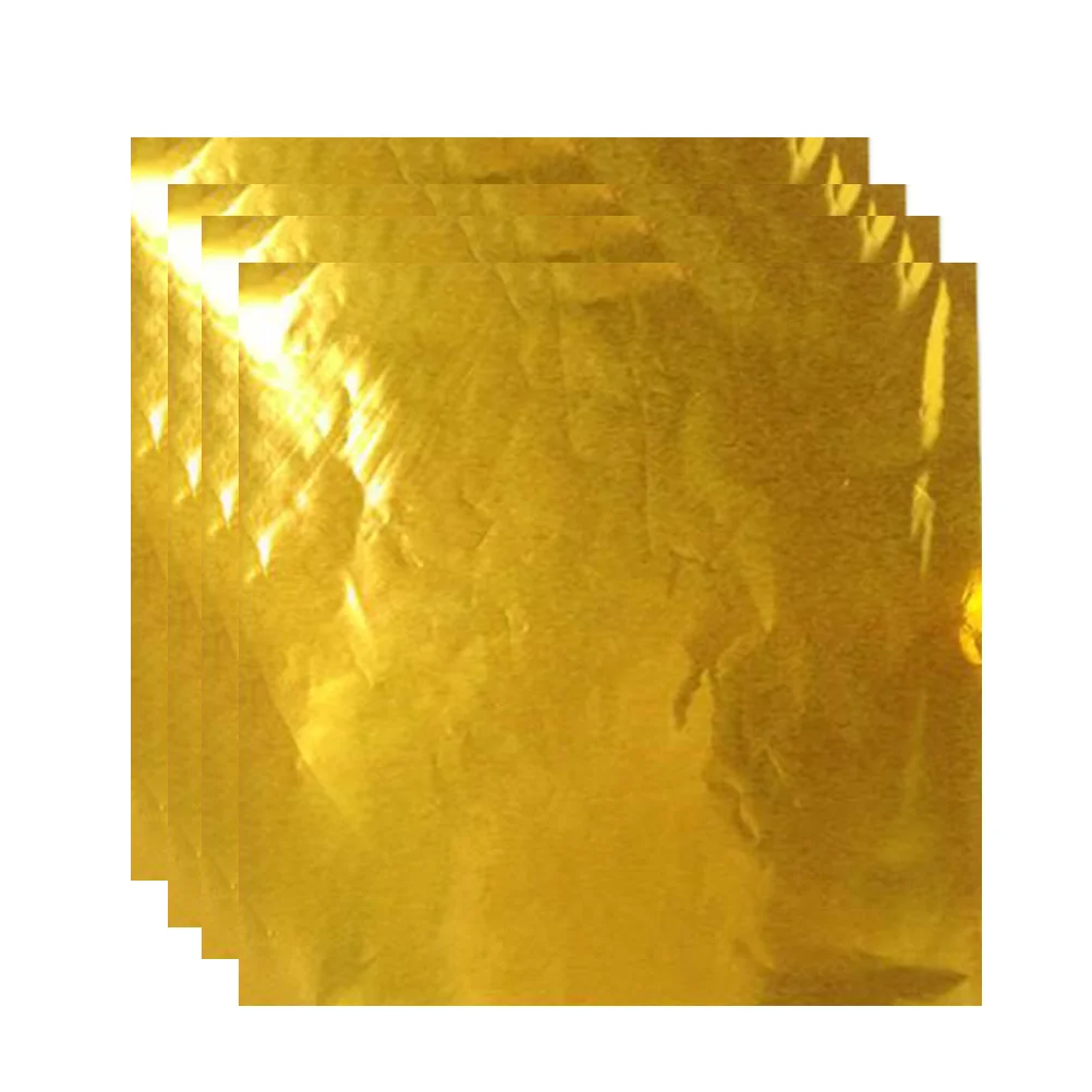 

200pcs Foil Paper Metallic Chocolate Wrappers Chocolate Metallic Paper Aluminium Foil Wrapping Paper