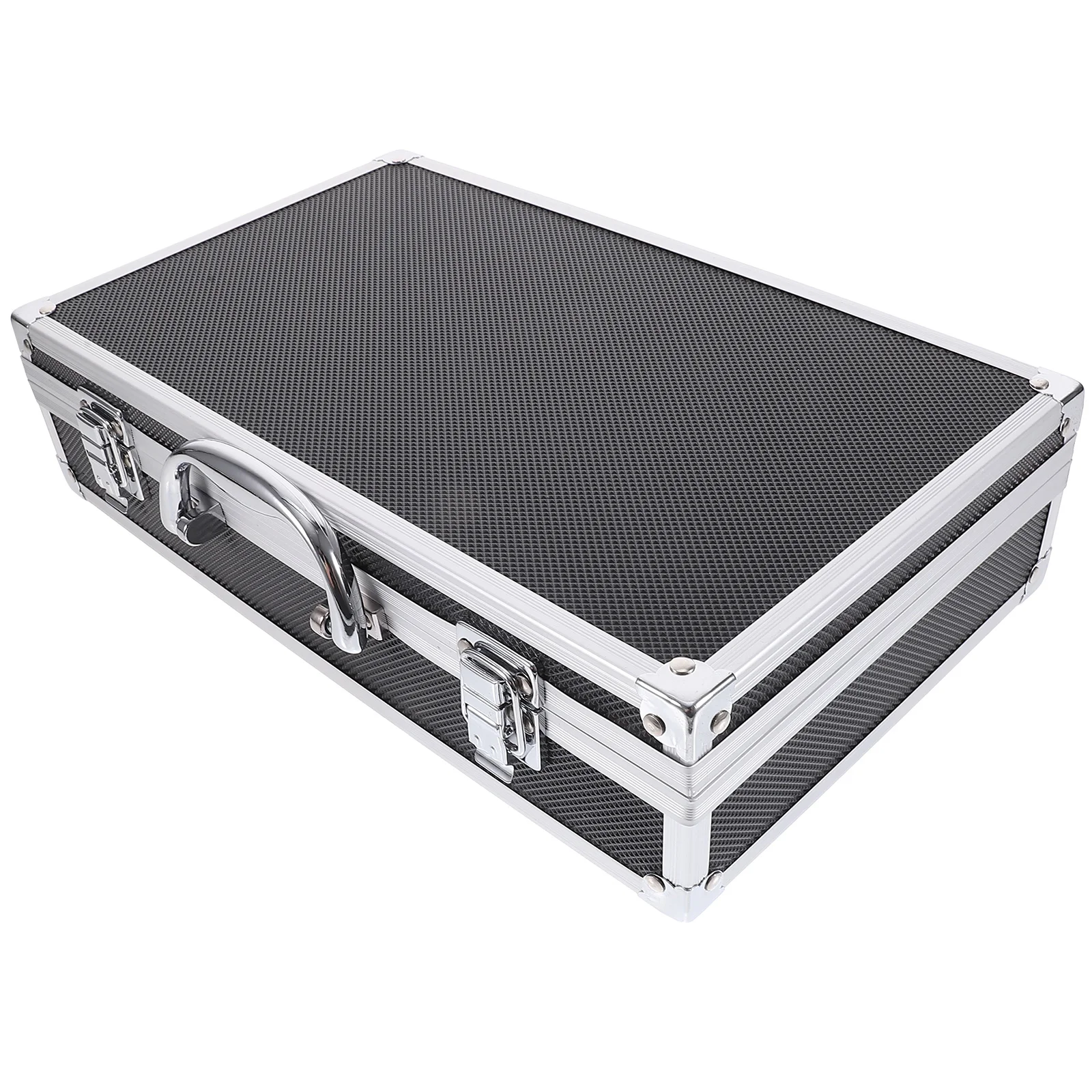 

Microphone Box Storage Suitcase Equipment Case For Audio Organizer Boxes Sturdy Aluminum Holding Studio Alloy Sponge Handheld
