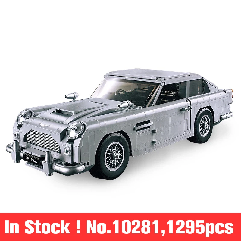 

Technique Movie Jameses Building Blocks Bonded Bricks Toys Martined DB Kids 5 Gift for Adult 40006 Astones Classic Cars 1439pcs