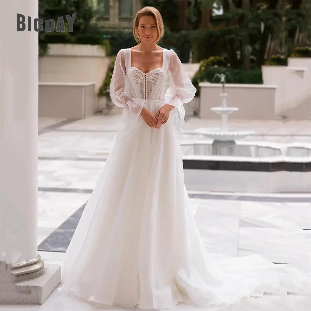 

Женское шифоновое платье с длинными рукавами-фонариками