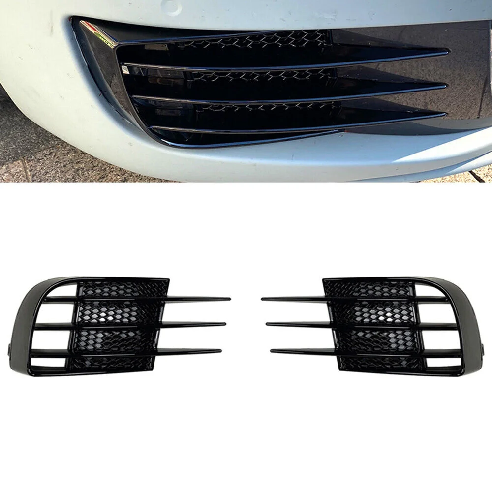 

1 Pair Front Lights Fog Cover Lamp Hood For VW Golf 6 MK6 08-13 Volkswagen GTI
