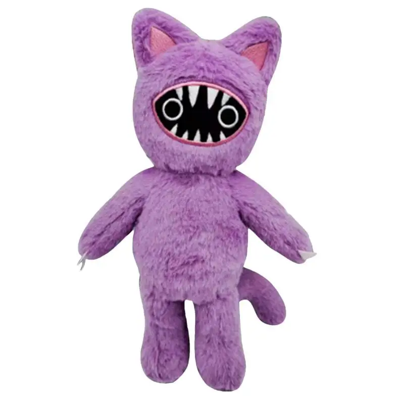 

Пурпурная кошка Bucktooth, плюшевые игрушки фиолетовая кошка