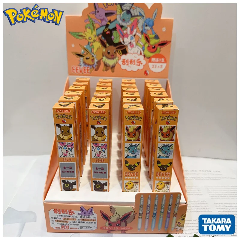 

Покемон Eevee Flareon Vaporeon Sylveon 0,5 мм Выдвижная гелевая ручка школьные и офисные принадлежности Kawaii детские подарки