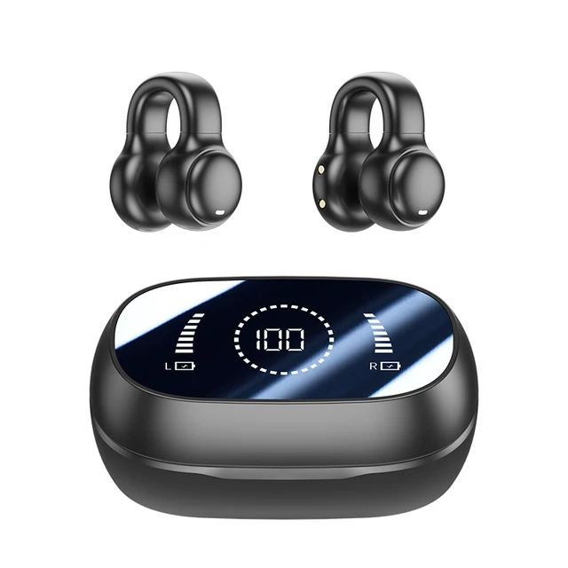 

2023 TWS Wireless Headphones Bluetooth Bone Conduction Earphones HIFI Stereo Ear Hook Noise Reduction Sport Waterproof Headsets