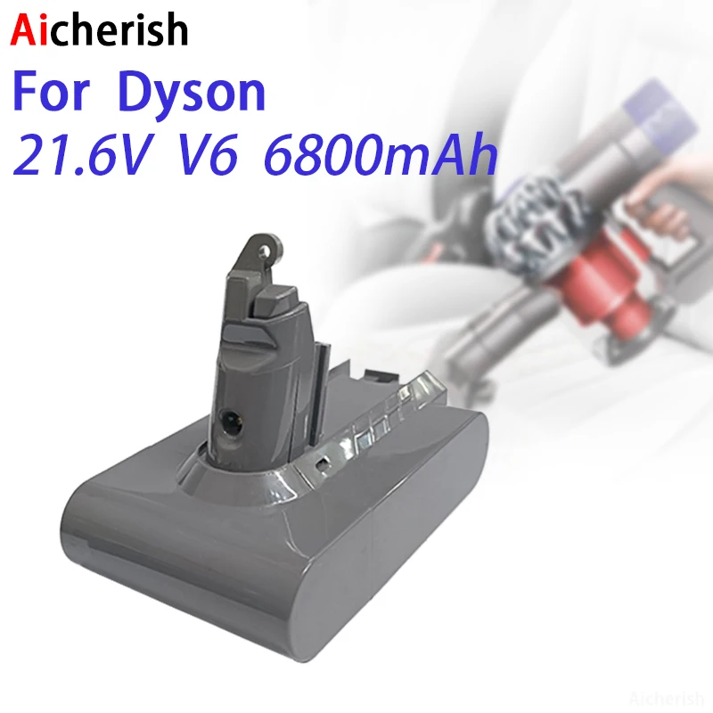 

Сменная батарея 21,6 в 6800 мАч для пылесоса Dyson Li-Ion SV09 SV07 SV03 DC58 DC61 DC62 DC74 V6 965874-02