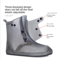 rain shoes cover waterproof boots protection anti slip womens adult thickened medium high mens rainboots pvc protective cover