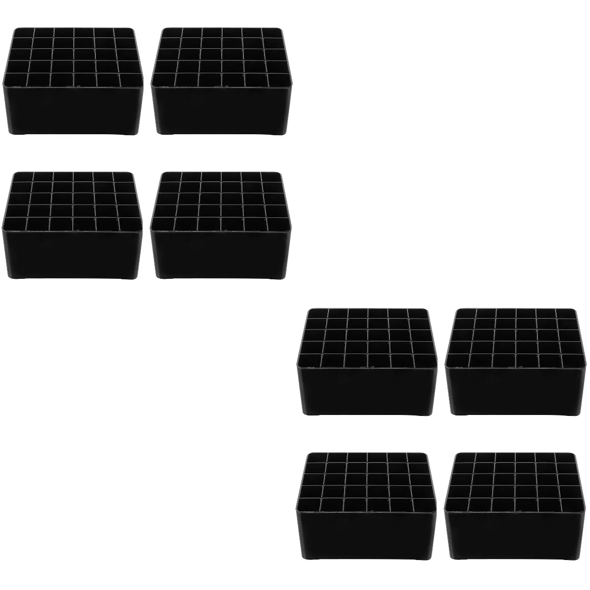 

8 Pcs Marker Base Paintbrush Holder Pen Penholder Pencil Container Organizer Plastic Stationery Office Desk Holders