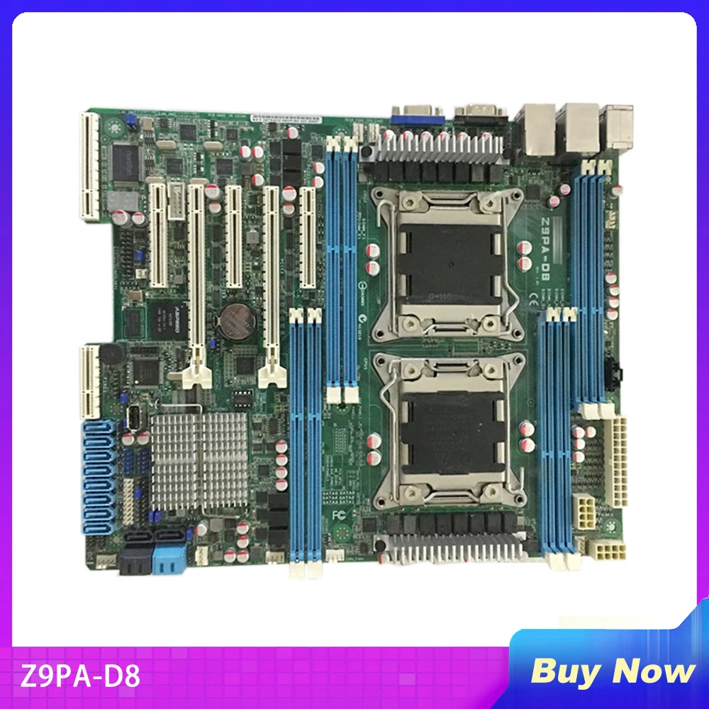

Z9PA-D8 For ASUS Server Two-Way Motherboard C602 Socket LGA 2011 DDR3 X79 X79M Will Tst Before Shipping