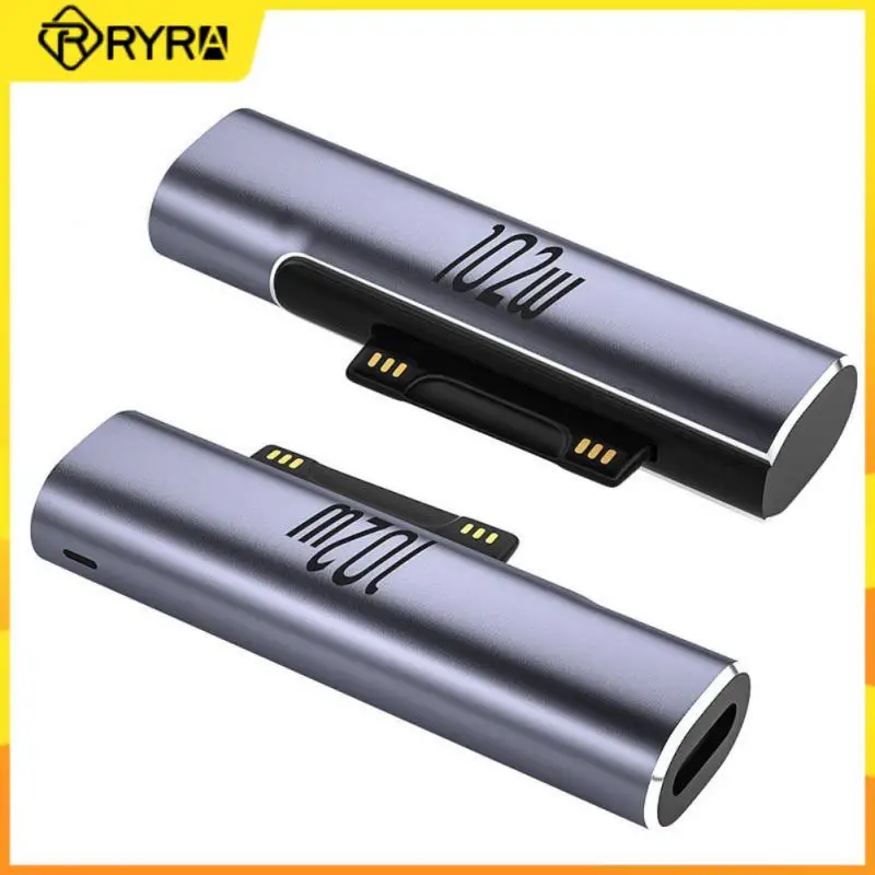 

RYRA 102 Вт USB Type C PD зарядный кабель преобразователь питания Магнитный адаптер для Microsoft Surface Pro X 8 7 6 5 4 3