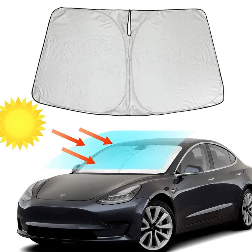

Солнцезащитный козырек на лобовое стекло Tesla Model 3 Y