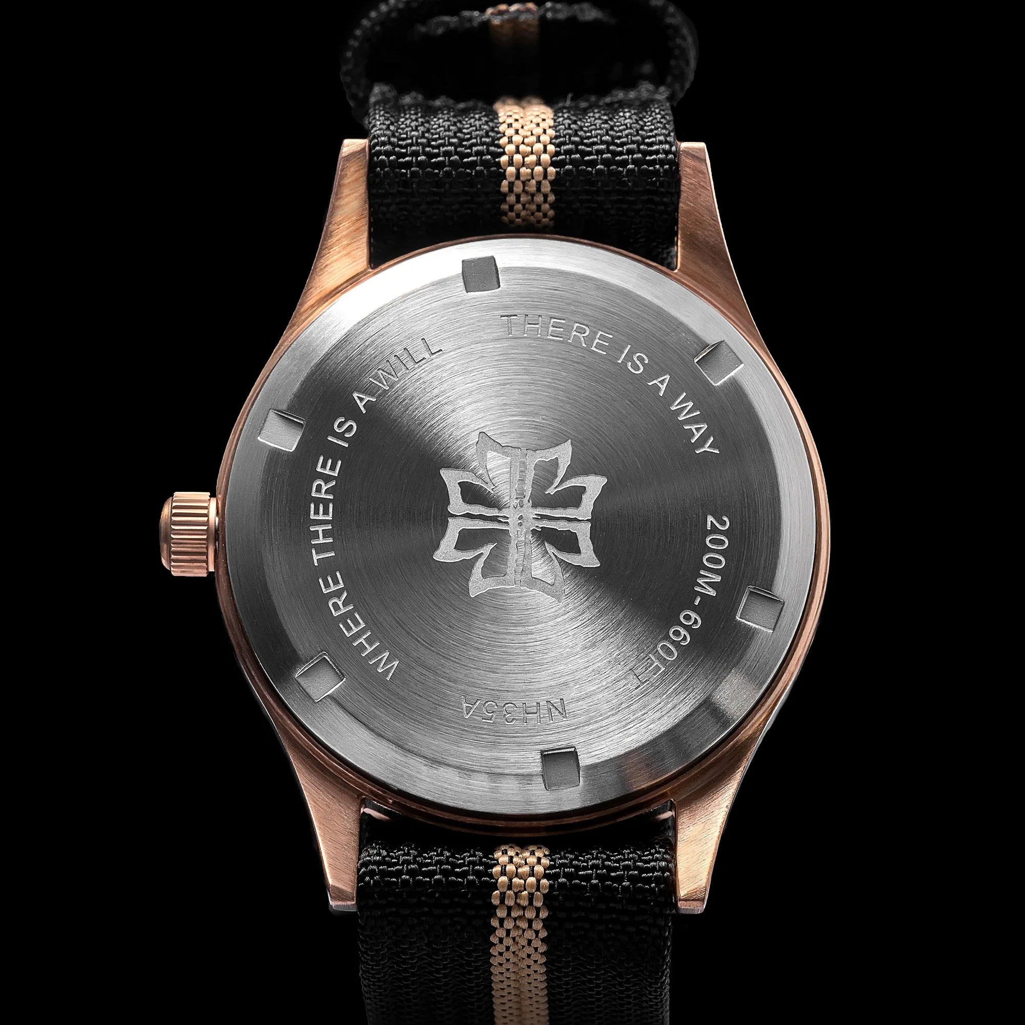 Мужские часы THORN без излучения 50 оттенков оловянная бронза механизм CUSN8 NH35A