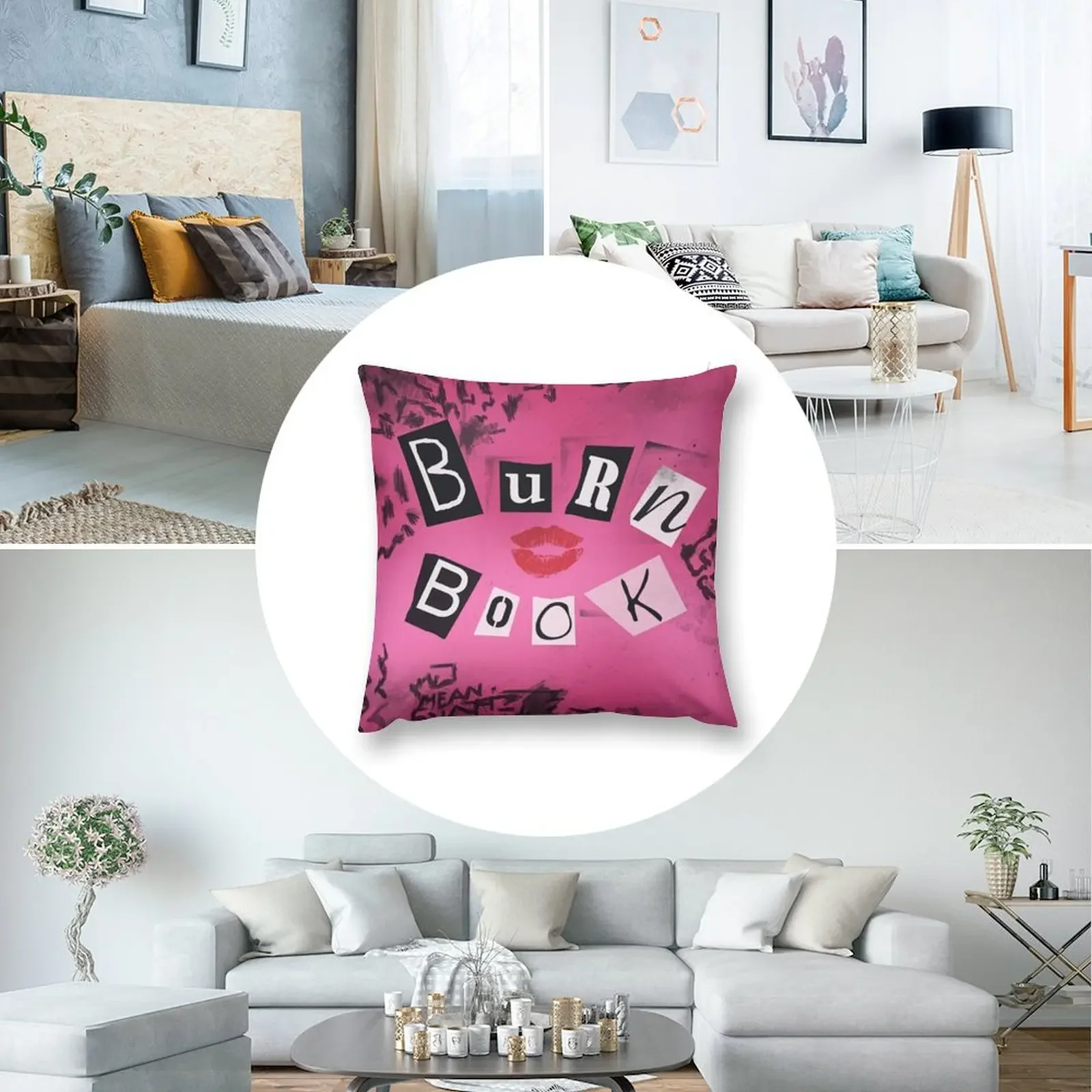 Mean Girls - книга ожогов декоративная подушка для дивана декоративные чехлы чехол