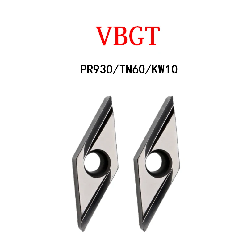 Оригинальный VBGT R-L Y 110301 110302 160404 R L Твердосплавные вставки Токарный станок с ЧПУ