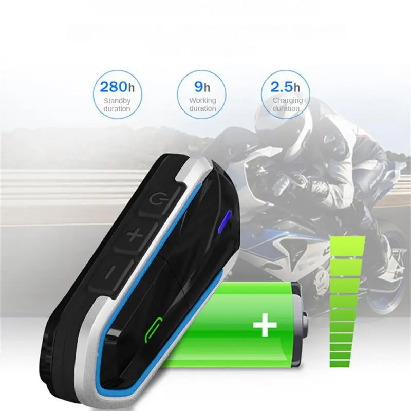 

Bluetooth-совместимая рация, шлем, водонепроницаемый дизайн, многофункциональная адаптация, длительный срок службы батареи, стерео домофон