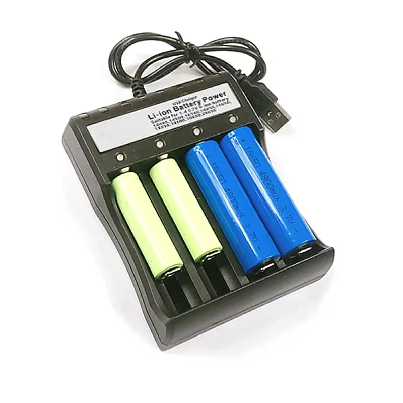 

Новинка 3,7 в 4,2 в 18650 литий-ионное зарядное устройство Smart USB независимая зарядка портативный электронный 18500 16340 14500 26650 16650