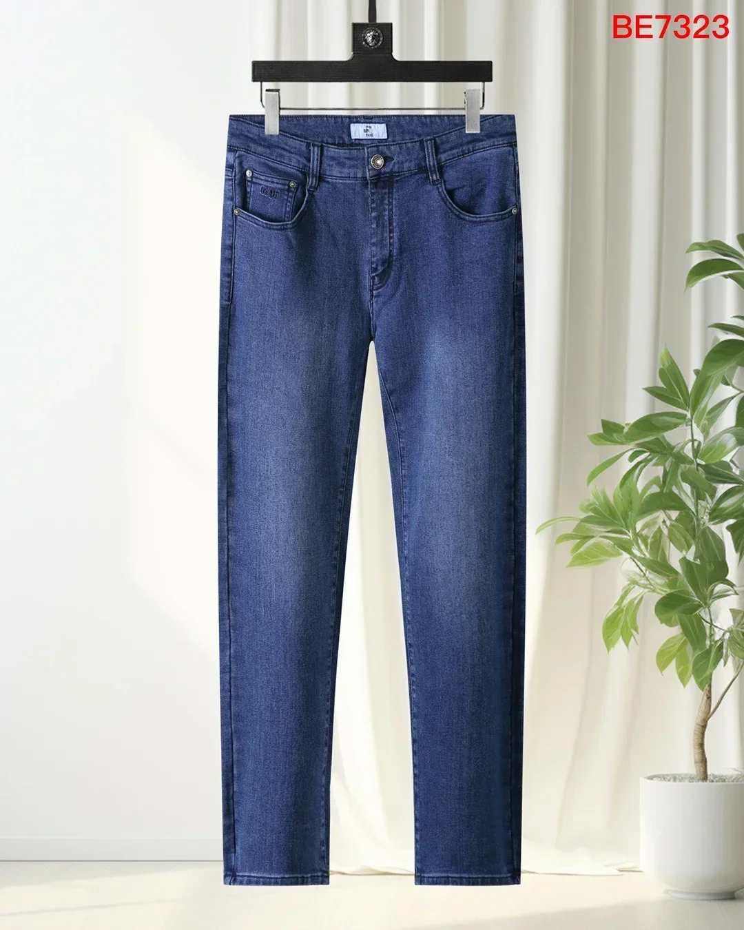 BLLIYOSS 1895 Джинсы мужские 2024 осень-зима новые удобные повседневные эластичные