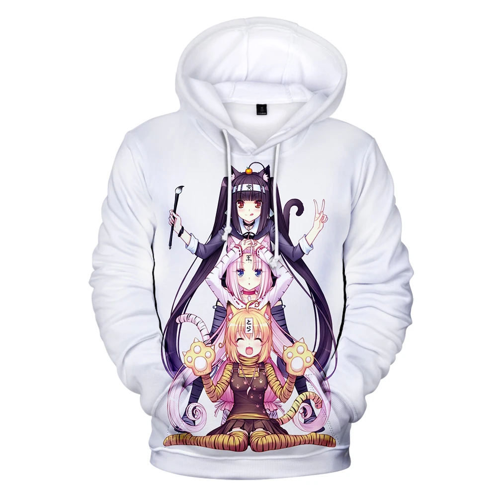 

Aikooki NEKOPARA Мультфильм Игры 3D модные повседневные толстовки свитшоты для мужчин/женщин хип-хоп Толстовка Harajuku новый пуловер свитшоты
