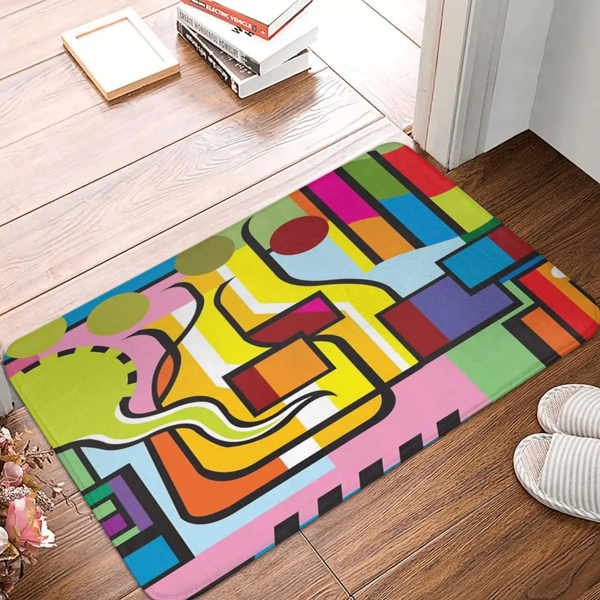 

Экспрессивное современное искусство Роберта Хиллз 60x40 см коврик из полиэстера напольные коврики милый стиль прочные подарки