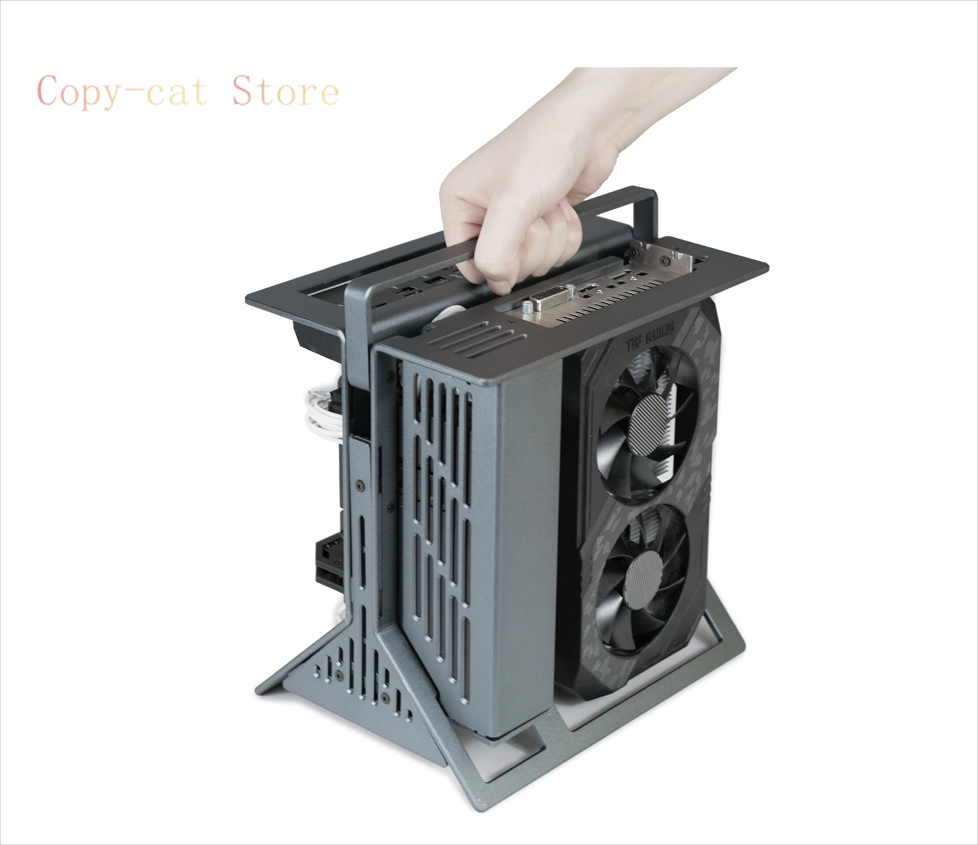 Новинка 2022 года [XPROTO Mini] XTIA ITX Open 1U Core Display полностью алюминиевый вертикальный