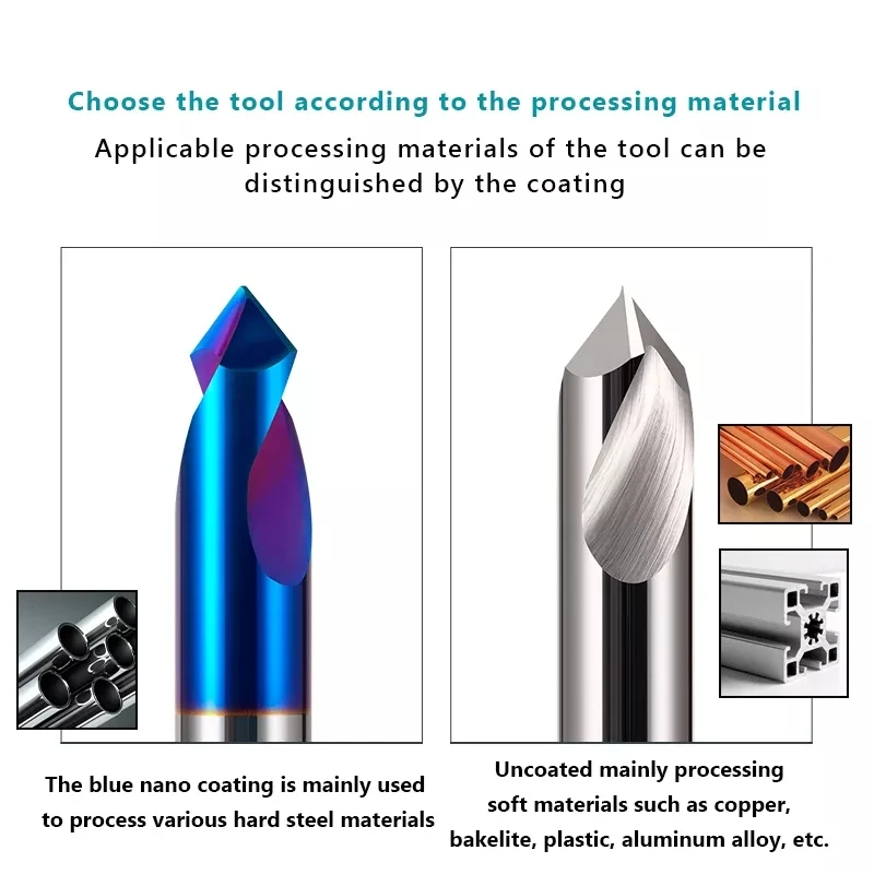 HRC65 точечная фреза центрирующая дрель Carbide 90 ° CNC фаска Stub стартовый точечный