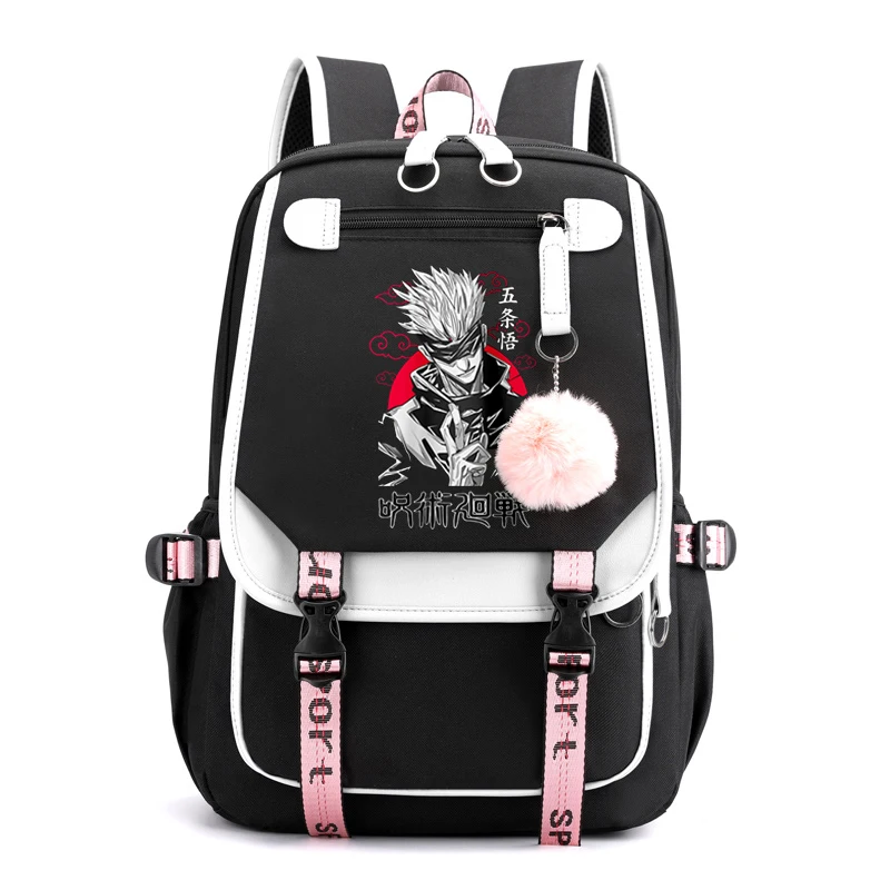 

Anime Jujutsu Kaisen Backpacks Gojo Satoru Cool BagPack Student School Bags for Boys Girls Travel Notebook Bag Mochila Escolar