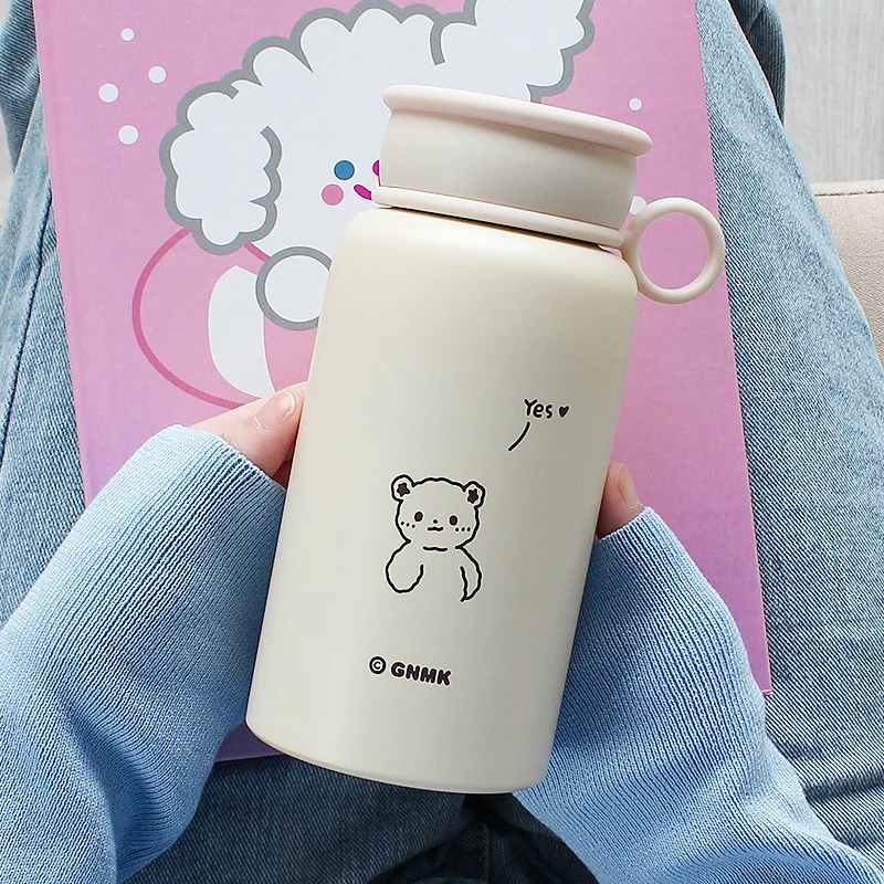 

Simple And Cute Water Cup Thermos Cup Fresh Portable Creative Water Bottle Indoor Outdoor Camping Portable Thermos Bottle