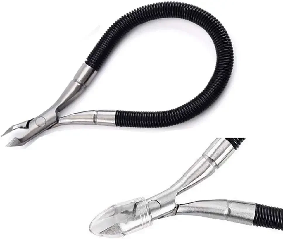 Спиральный пружинный триммер для кутикулы кусачки очиститель удаления зазора на