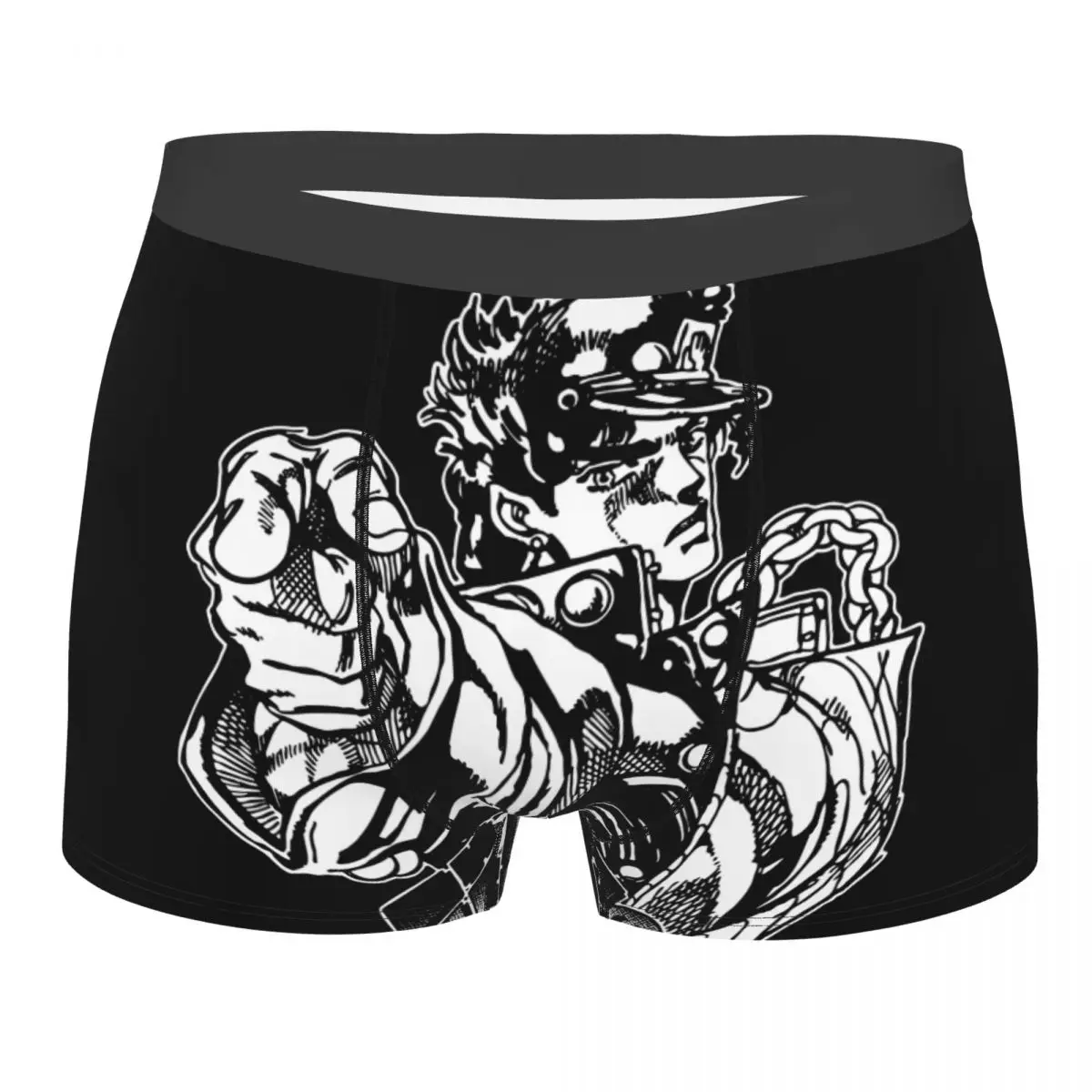 

Трусы-боксеры мужские с принтом из аниме «невероятные приключения Джоджо»