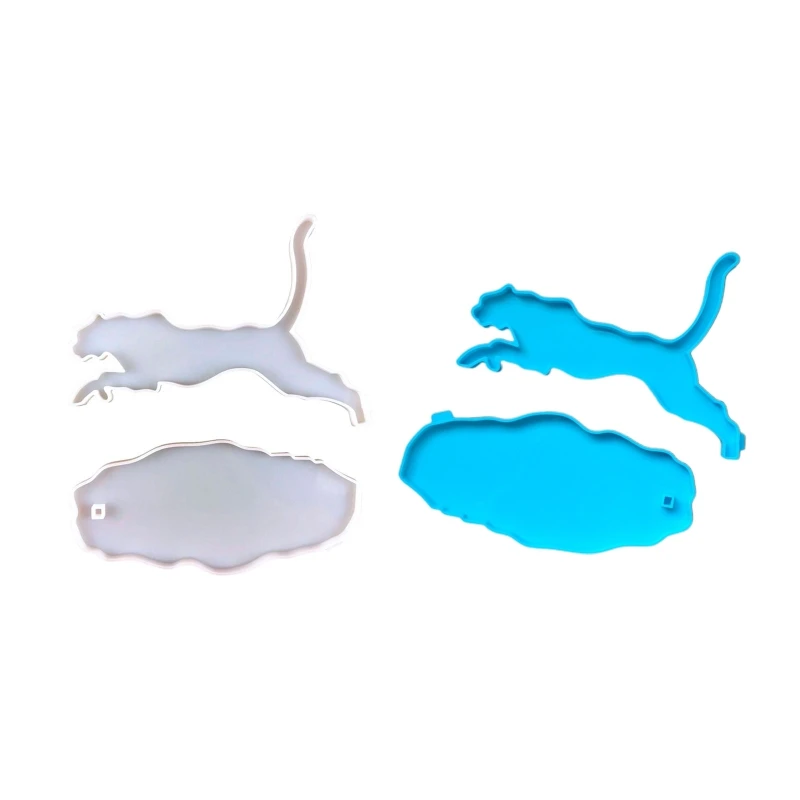 

L21E Running Leopard Panther Silicone DIY Handmade Moulds for Kitchen Living Room
