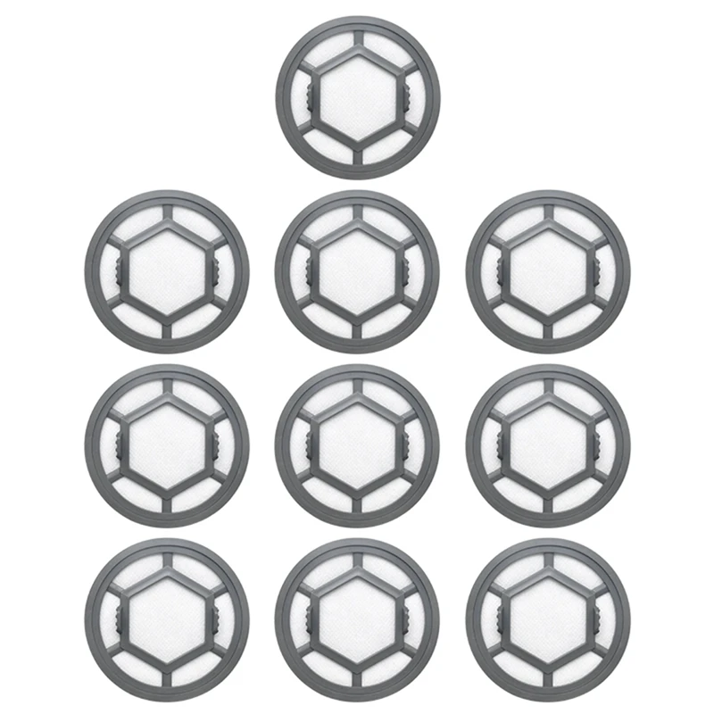 

10 Pcs Durable Detachable Filters Household Cleaner Tools Tool Parts For Hanfuren VC806 VC812 Pooda D8 D9
