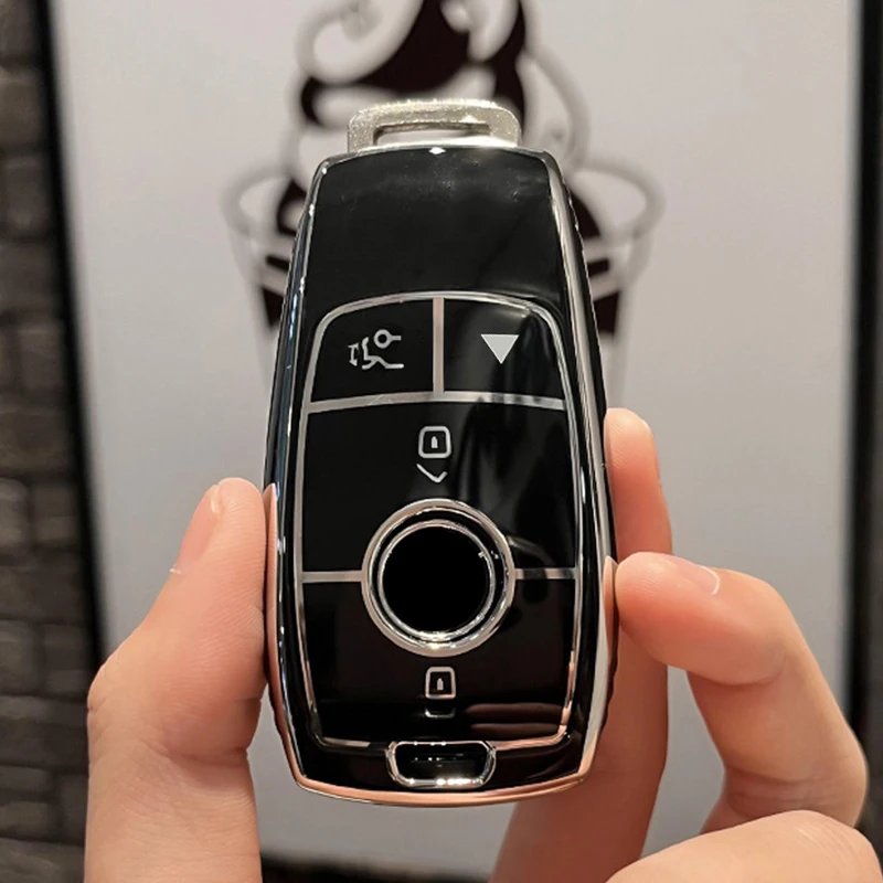 

Чехол для автомобильного ключа Mercedes Benz A C E S G Class GLC CLE CLA GLB GLS W177 W205 W213 W222 X167 AMG