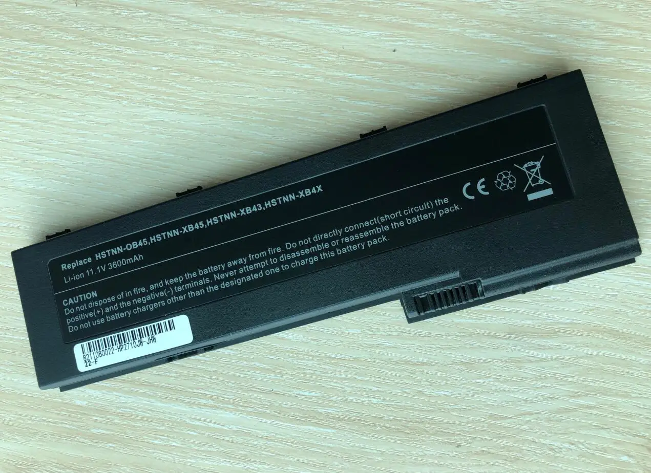 Новая батарея для HP Compaq 2710 2710P EliteBook 2730p 2740p 2760p HSTNN-CB45 HSTNN-OB45 HSTNN-XB4X AH547AA 454668-001 |