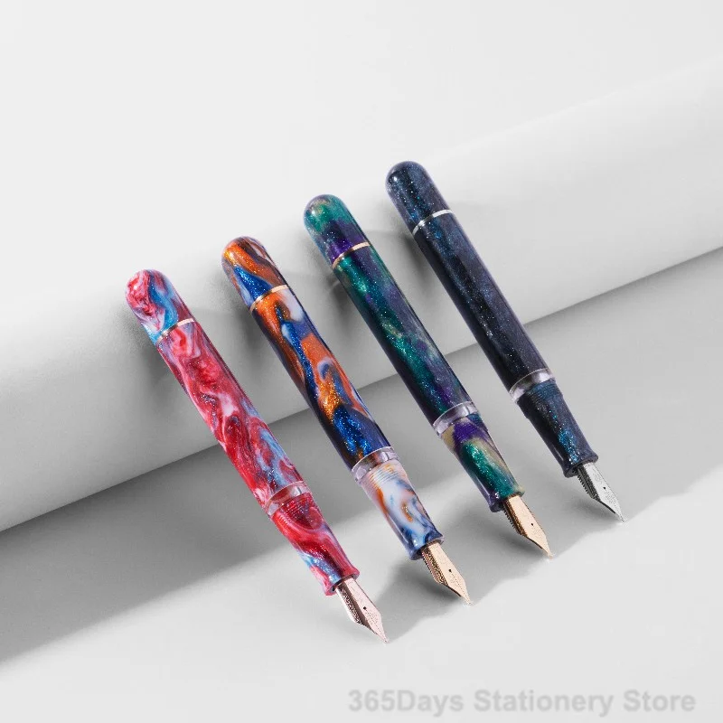 NAHVALUR Voyage Los Angeles/New York Fountain Pen Iraurita/14k Gold Nib City Series Resin Colorful Pen Writing Business Gift