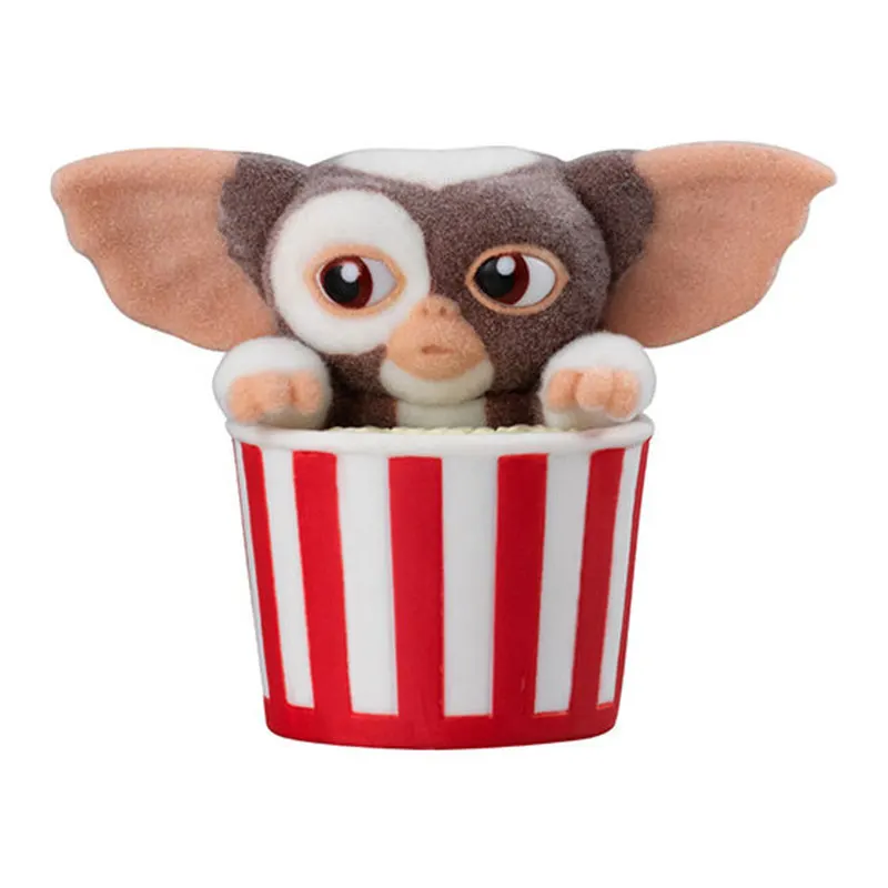 Коллекционная мини-фигурка Bandai Gremlins Gizmo Flocked в капсуле Gashapon: персонаж фильма ужасов, настольное украшение, игрушка (art.: 3920daeaf28ef) - 3920daeaf28ef