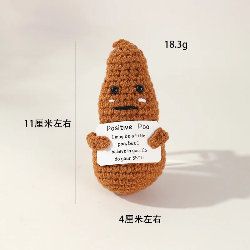 

Вязаная кукла-поп с картой