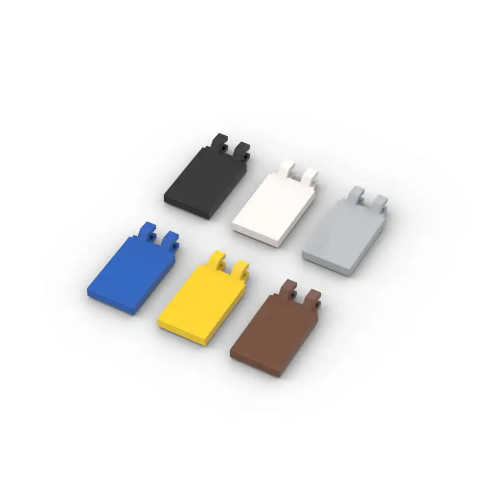 MOC 10 шт. головоломка частицы 30350 модифицированные 2x3 с зажимами строительные блоки