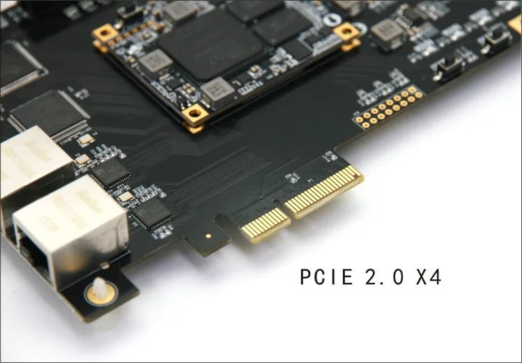 DIY комплект электронная плата разработки FPGA Demo PCB Artix7 XC7A100T с PCIex4 Gigabit-Ethernet