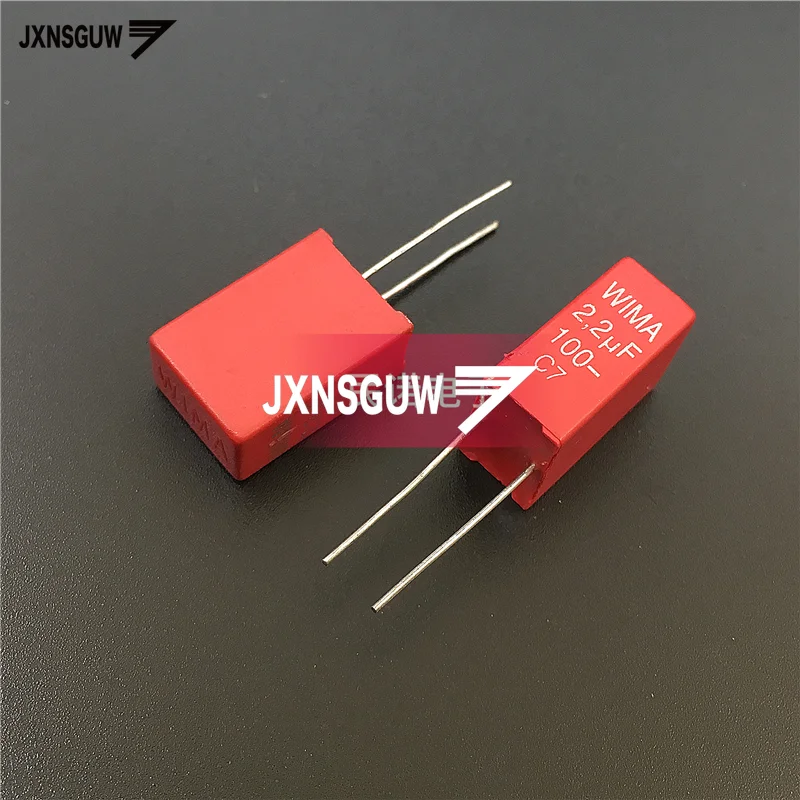 10pcs WIMA red mks2 5mm 1UF 1.5UF 2.2UF 3.3UF 4.7UF 6.8UF 10UF 50V 63V 100V 105 155 225 335 475 685 106 Germany