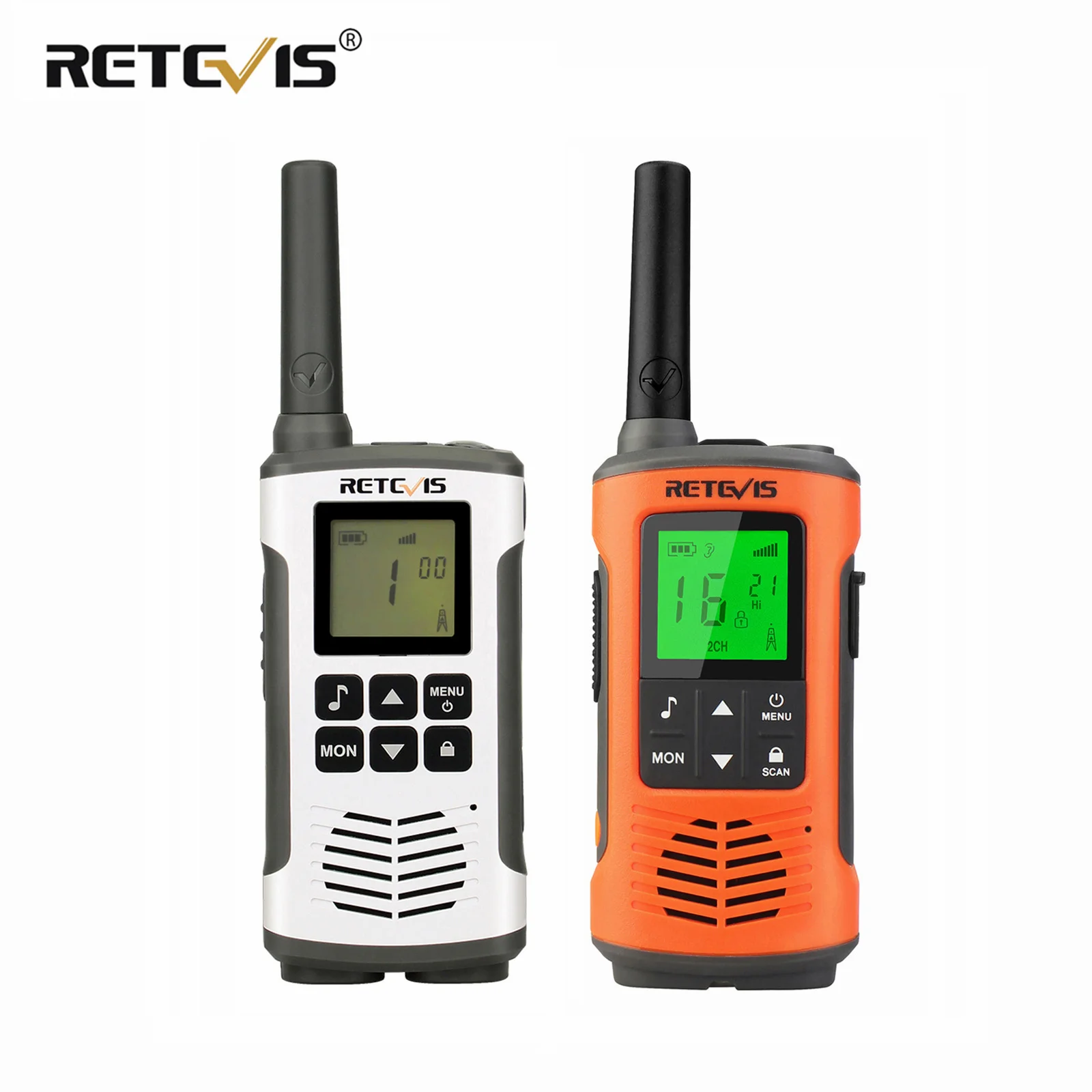 retevis ip67 waterproof walkie talkie 2 pcs two way radio receiver rt45 rt45p pmr446 for motorola rechargeable walkie talkies free global shipping