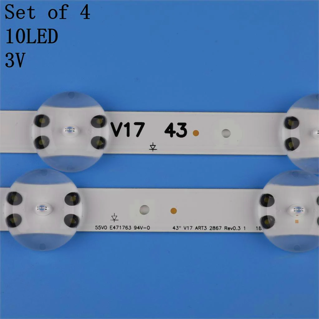 Новая светодиодная подсветка для LG 43 дюйма 43VH6100-CB 6916L-2867B 6916L-2867A 2867G V17 6916L-2744A 6916L-2743A