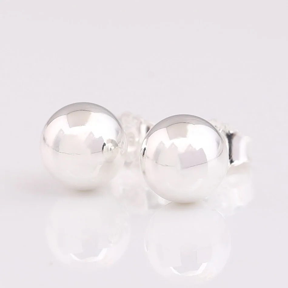 

Женские серьги-гвоздики из серебра 925 пробы