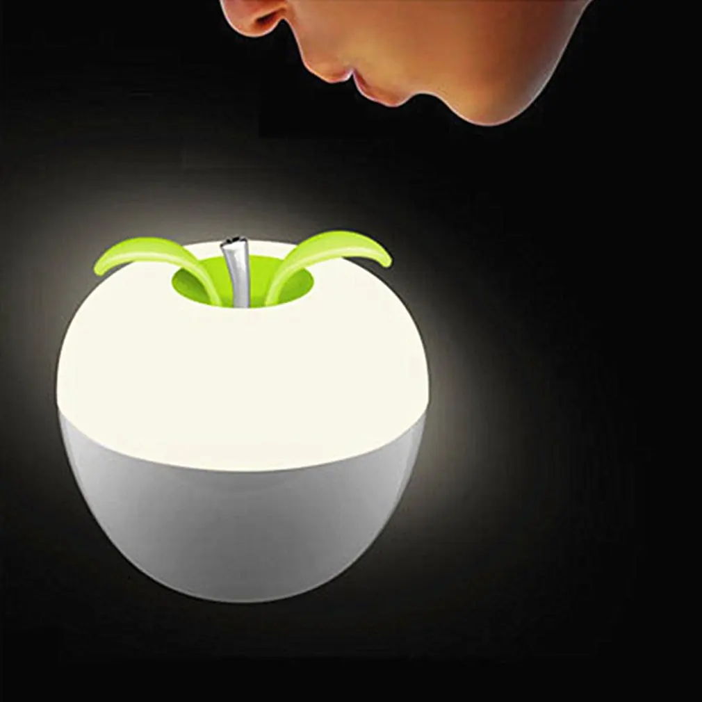 

Mini Led Night Lights Blow-Controlled Induction Sensor USB Charging Seven-Color Lamp for Bedroom
