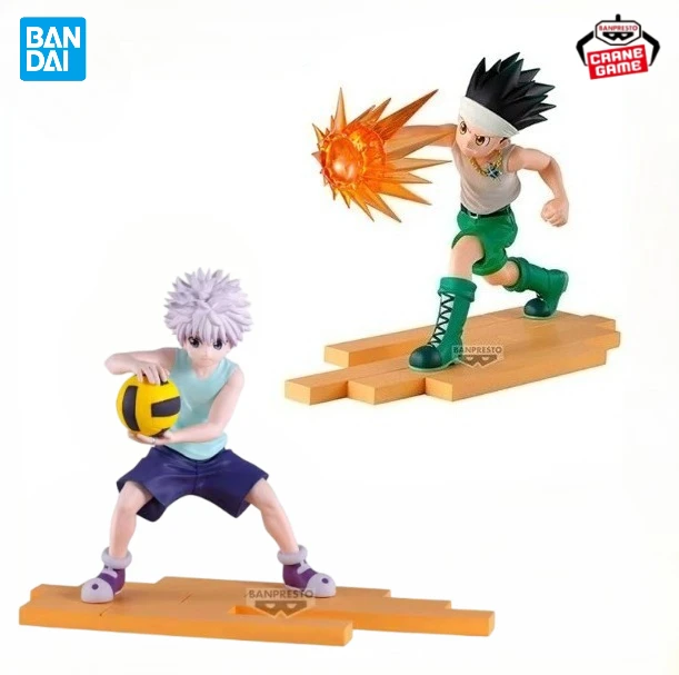 Фото Коллекционная фигурка Bandai Banpresto Hunter x Hunter: Гон Фрикс, Килуа Золдик, Хисока, приз с острова Грид, ПВХ-модель №1