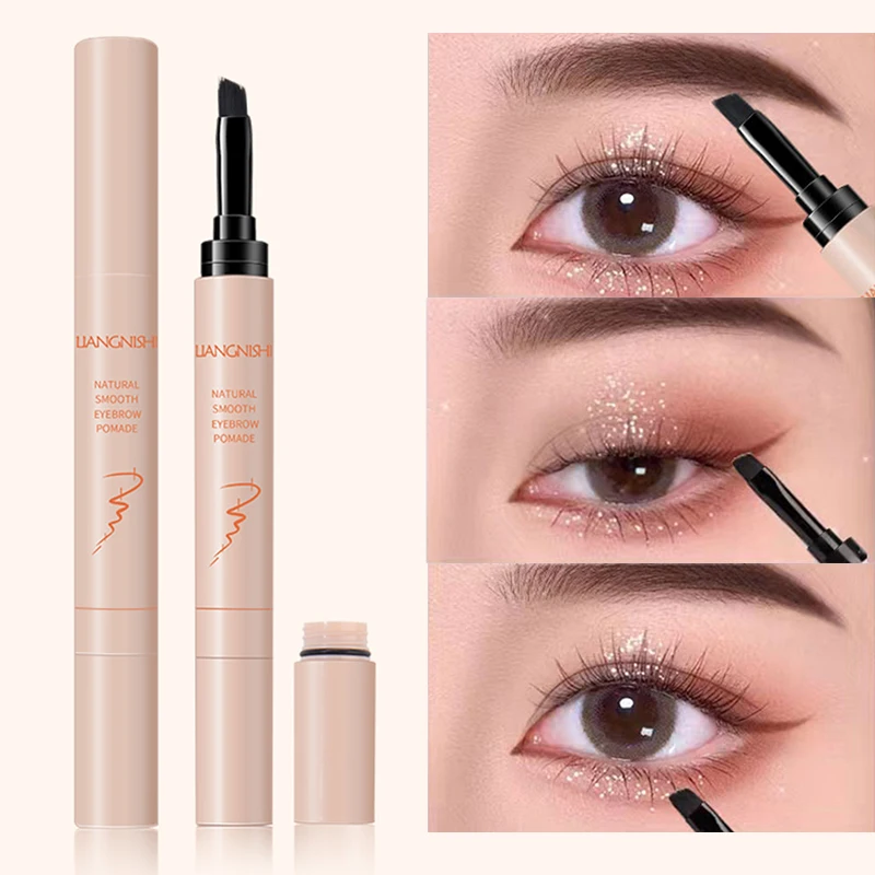 

Professional Eyebrow Enhancers 3 Colors Natural Waterproof Sweatproof Lasting Quick-drying Eyebrow Cream Pen Natural Brow Makeup