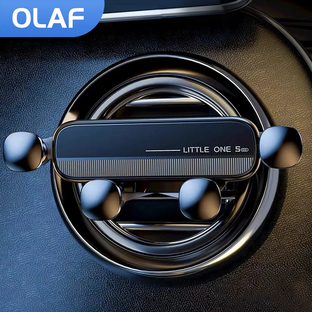

Gravity Car Phone Holder Universal Air Vent Mount Support Mobile Stand Smartphone GPS For iPhone 13 12 Xiaomi Redmi Samsung