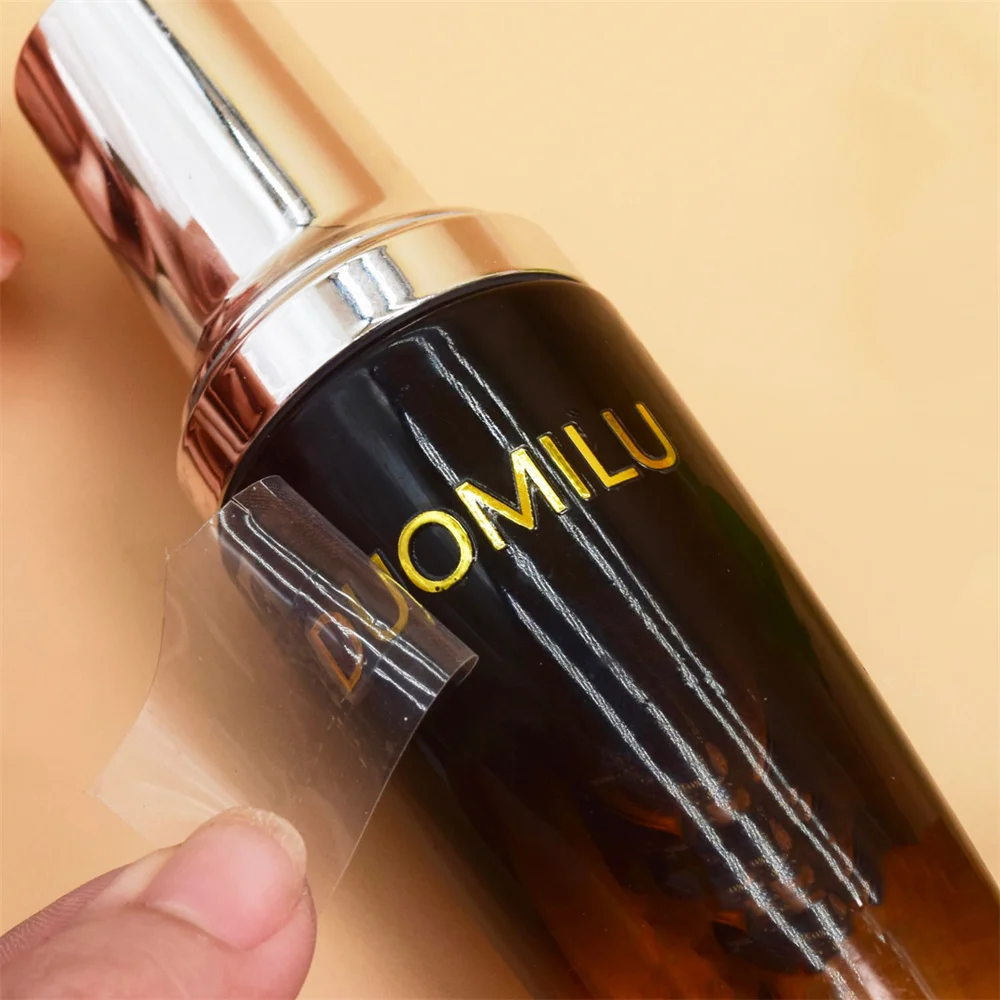 Золотые самоклеящиеся наклейки с логотипом на заказ